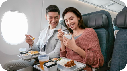 people in airplane