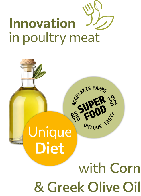 Innovation in poultry meat with Corn & Greek Olive Oil